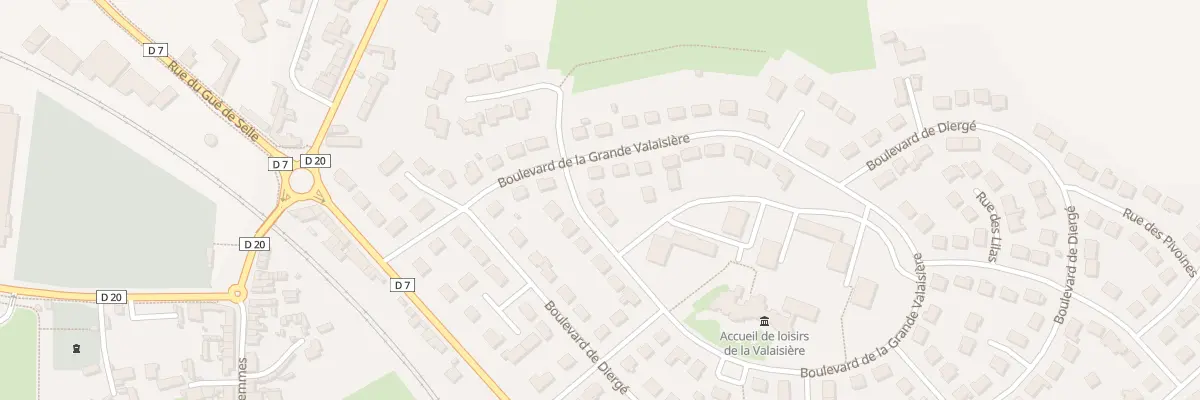 Plan du 97 Bd de la Gde Valaisiere à Évron