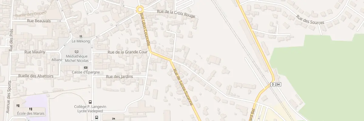 Plan du 3 Rue de l’Image à Évron