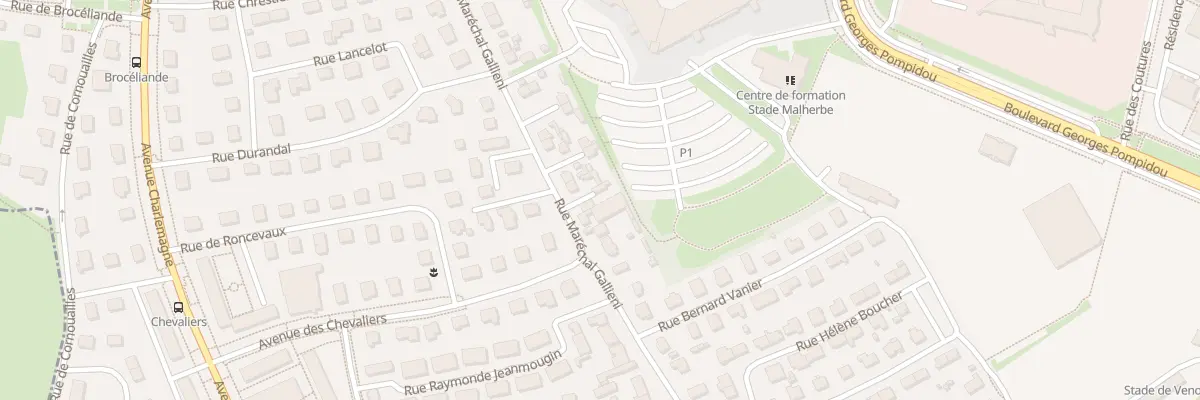 Plan du 48 Rue Maréchal Gallieni à Caen