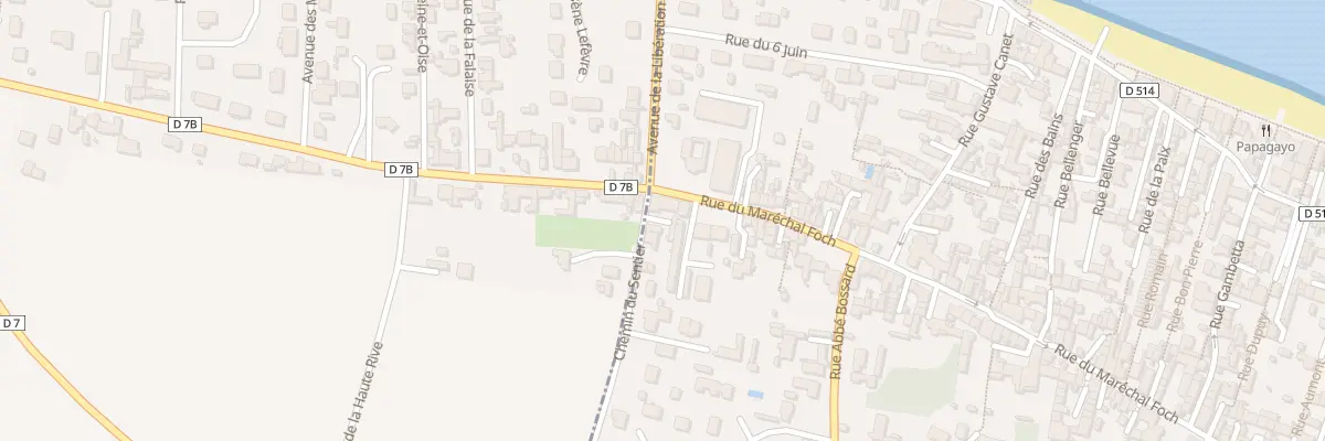 Plan du 137B Rue du Maréchal Foch à Saint-Aubin-sur-Mer