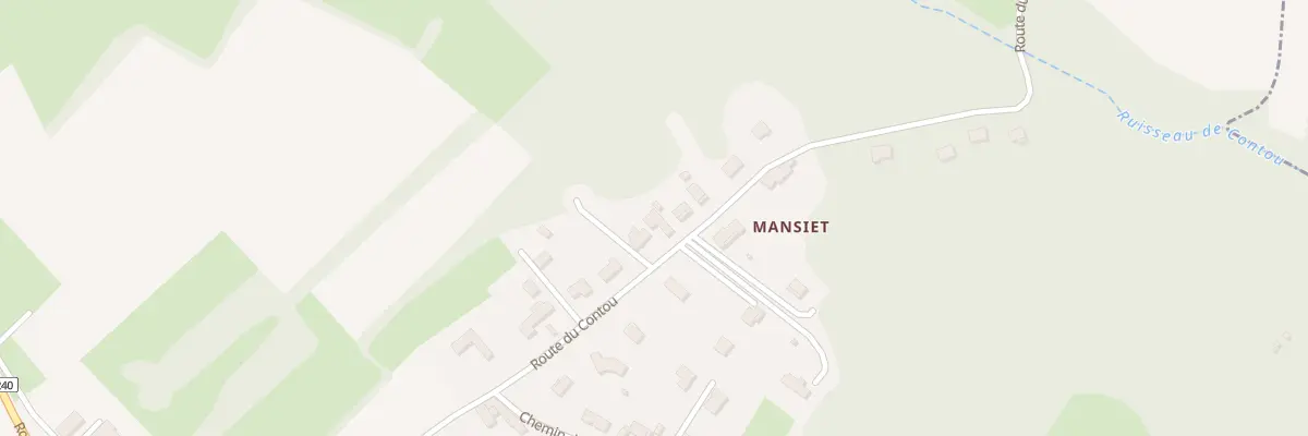 Plan du 830 Rte du Contou à Tabanac