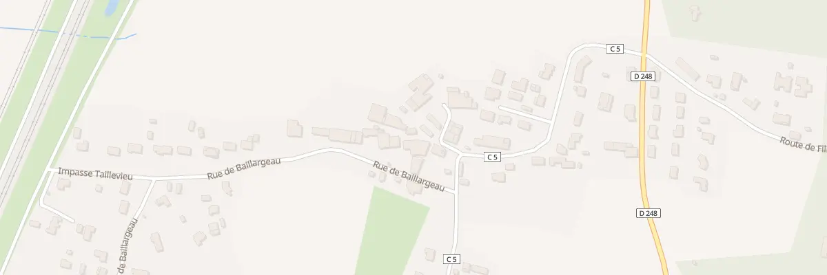Plan du 6 Rue de Baillargeau à Gauriaguet