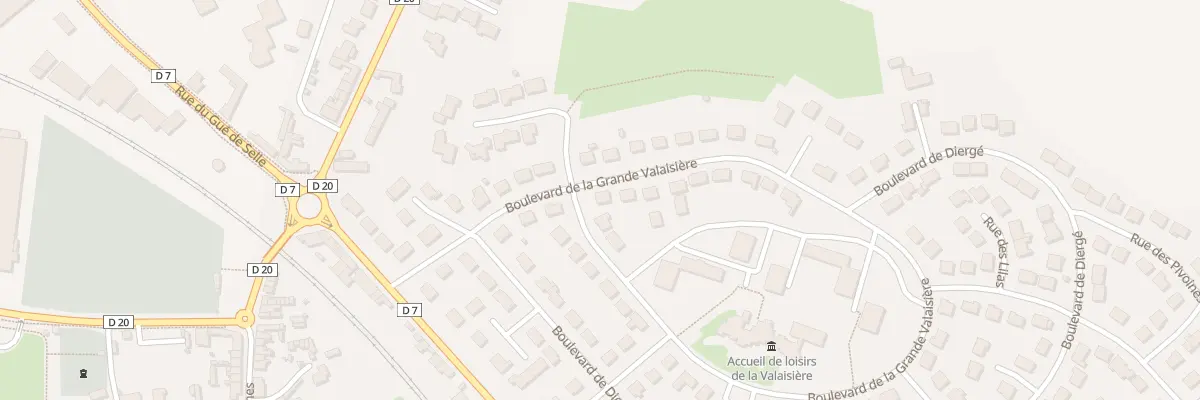 Plan du 13 Bd de la Gde Valaisiere à Évron