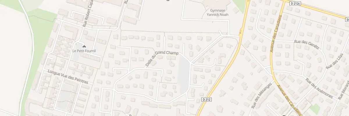 Plan du 20 Delle du Grand Champ à Louvigny