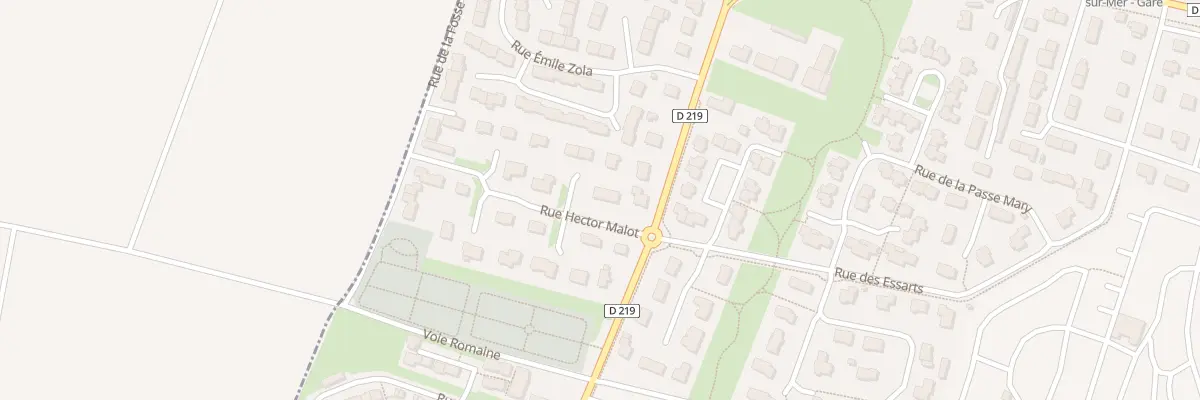 Plan du 4 Rue Hector Malot à Saint-Aubin-sur-Mer
