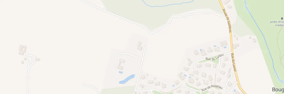 Plan du 166 Rte de Mont-de-marsan à Bougue