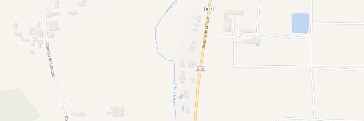 Plan du 6 Lot Hameau de Pugelon à Sallebœuf