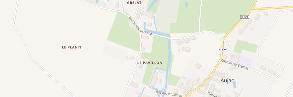 Plan du 20 Rue du Pavillon à Aujac