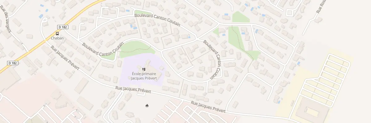 Plan du 91 Bd Canton Coutain à Chauray