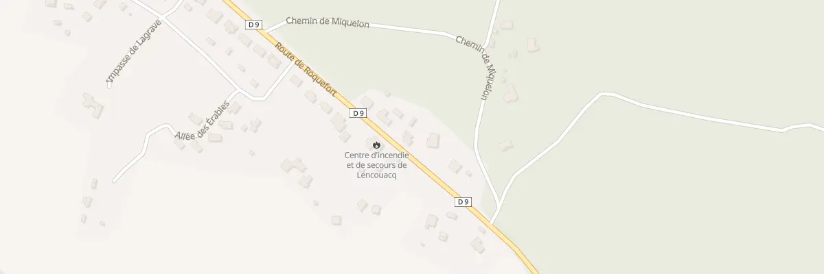 Plan du 841 Rte de Roquefort à Lencouacq