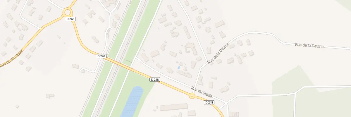 Plan du 70 Rue du Stade à Gauriaguet