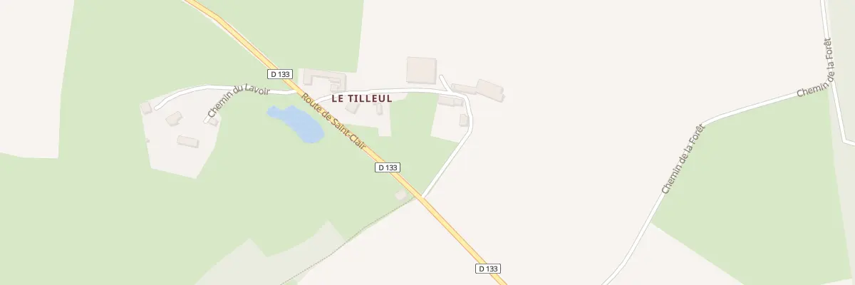 Plan du 1620 Rte de Saint-Clair à Pierrefitte-en-Cinglais