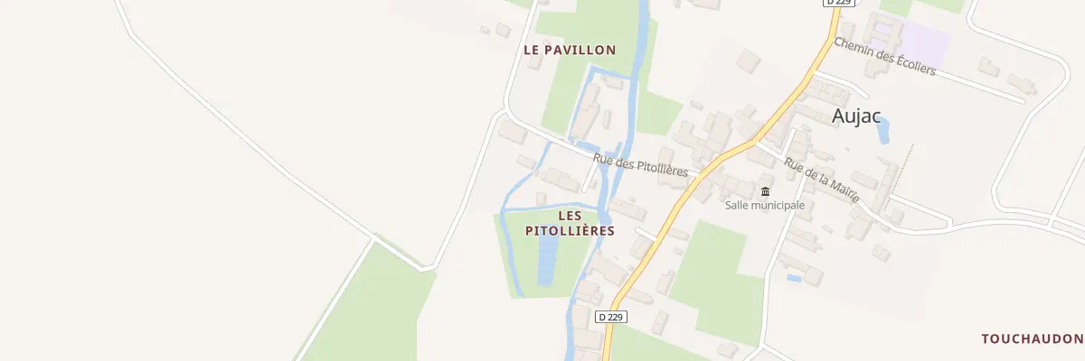 Plan du 15 Rue des Pitollières à Aujac