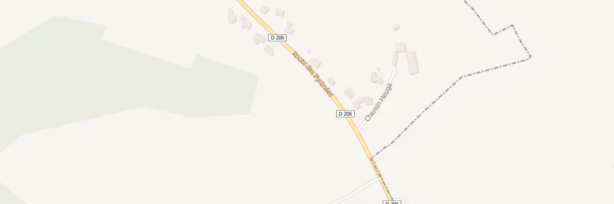 Plan du 155 Rte de Lonçon à Bournos