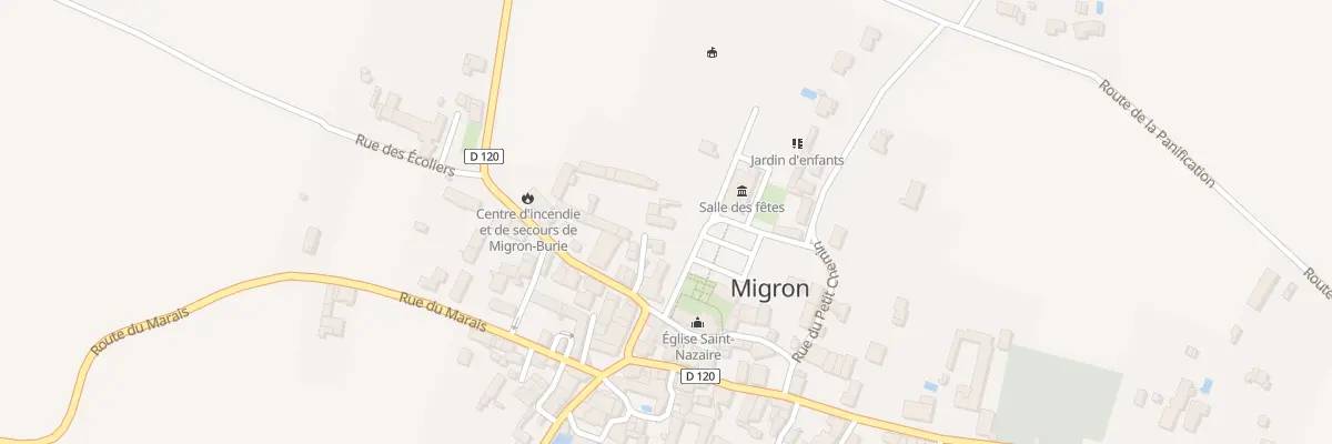 Plan du 5 Imp de la Gavotte à Migron
