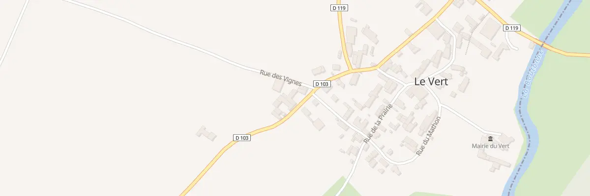 Plan du 16 Rue de Saintonge au Vert