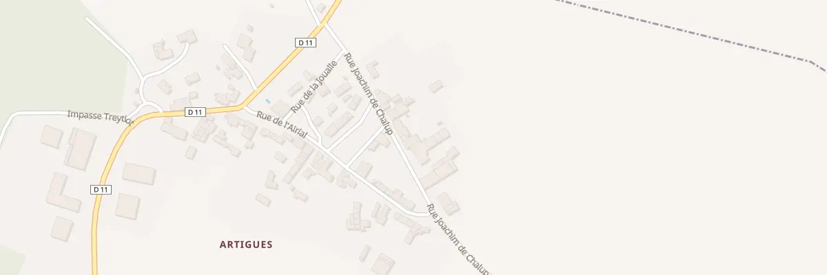 Plan du 13 Rue Joachim de Chalup à Landiras
