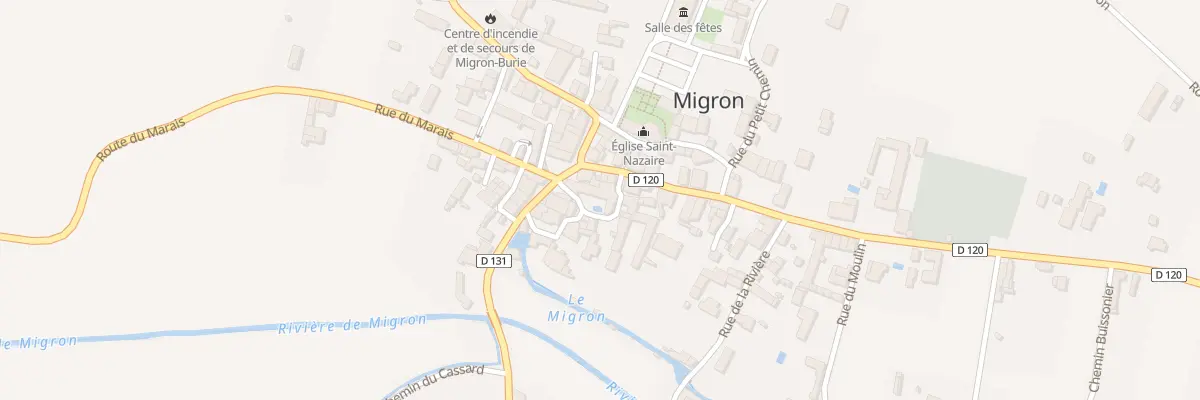 Plan du 2 Rue des Porches à Migron