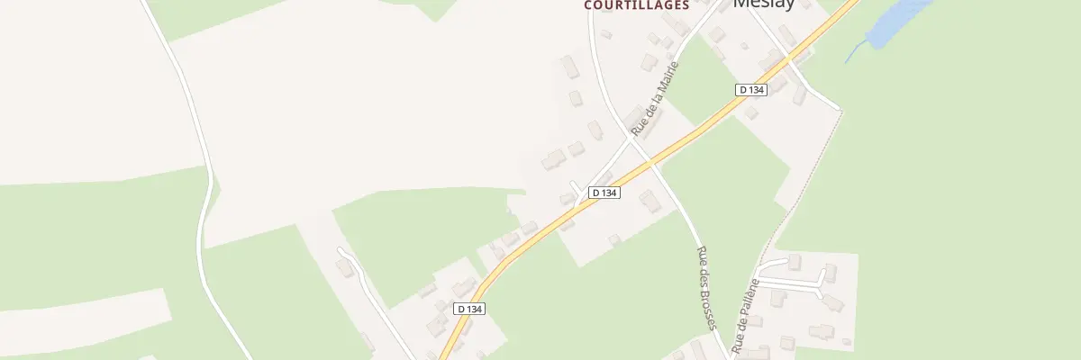 Plan du 5111 Les Courtillages à Meslay