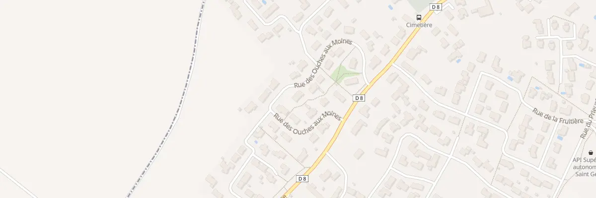 Plan du 185 Rue des Ouches aux Moines à Saint-Gelais