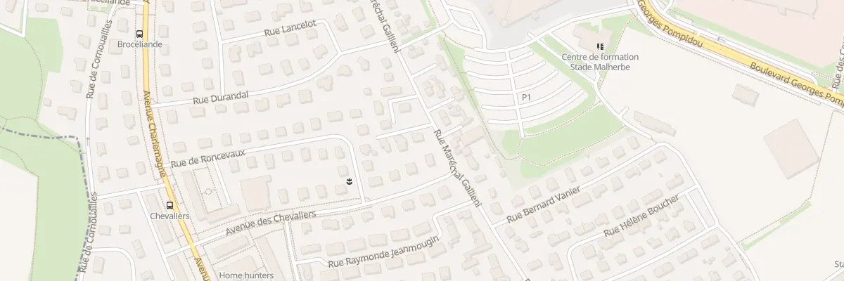 Plan du 71 Rue Maréchal Gallieni à Caen