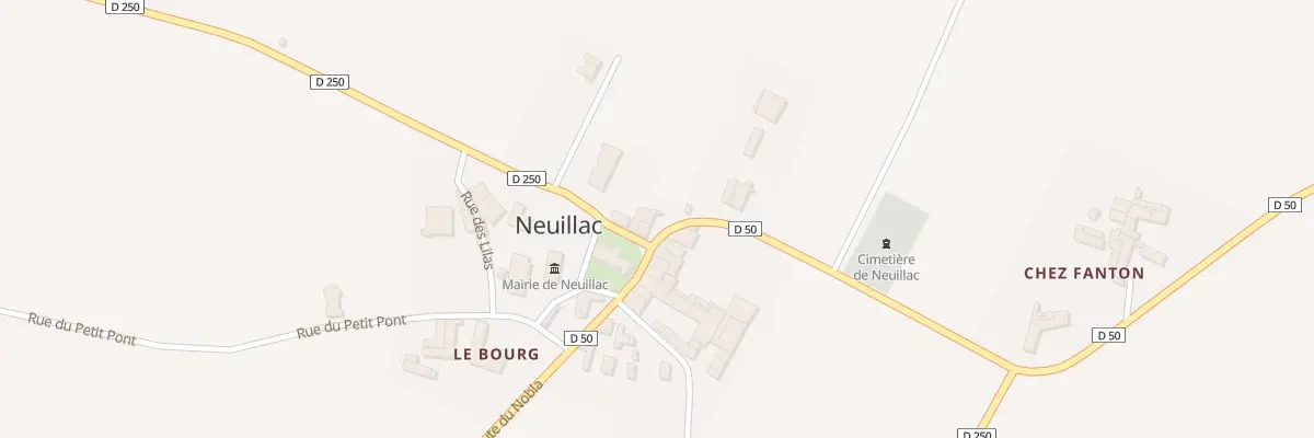 Plan du 8 Rte du Nobla à Neuillac
