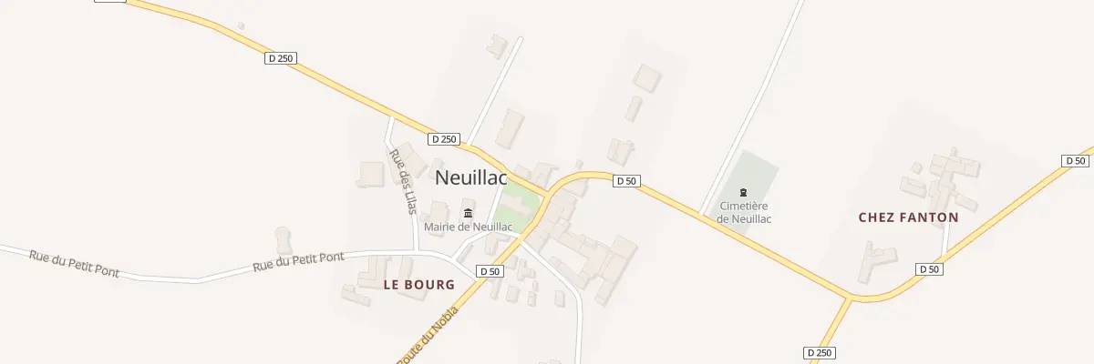 Plan du 10 Rte du Nobla à Neuillac
