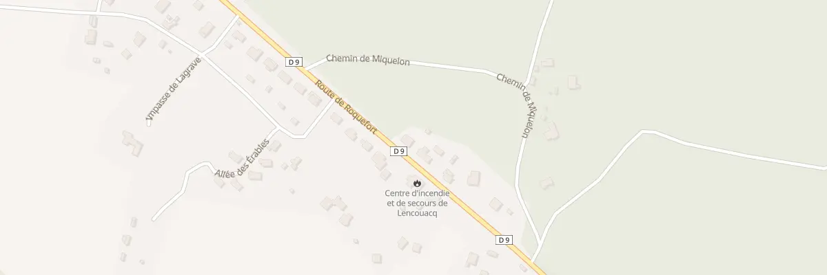 Plan du 779 Rte de Roquefort à Lencouacq