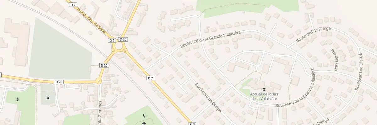 Plan du 4 Bd de Diergé à Évron