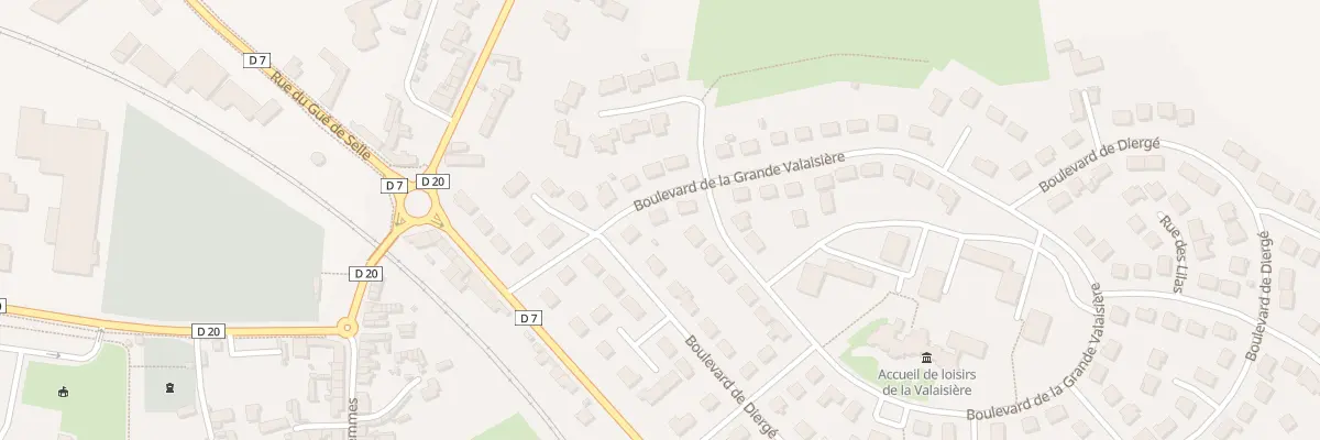 Plan du 9 Bd de la Gde Valaisiere à Évron