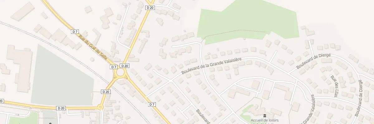 Plan du 18 Bd de la Gde Valaisiere à Évron