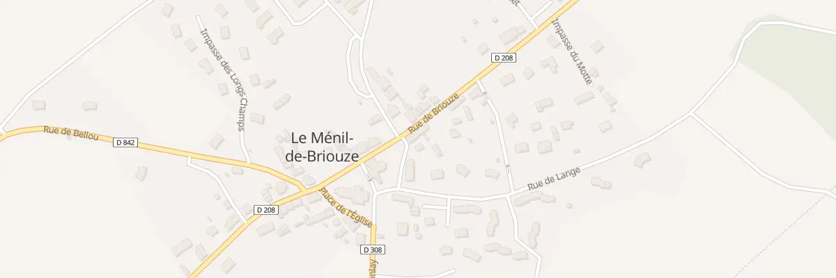 Plan du 2 Rue de Briouze au Ménil-de-Briouze