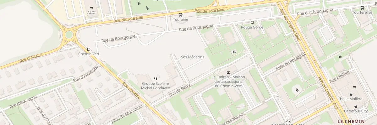 Plan du 6 Rue Hildegarde de Bingen à Caen