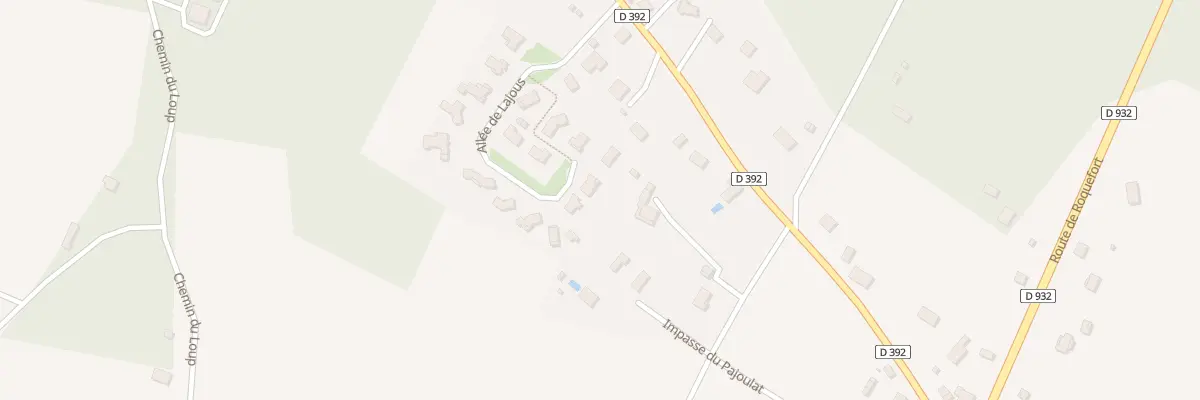 Plan du 290 All de Lajous à Lucbardez-et-Bargues