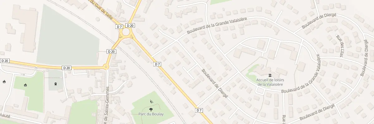 Plan du 5 Bd de Diergé à Évron
