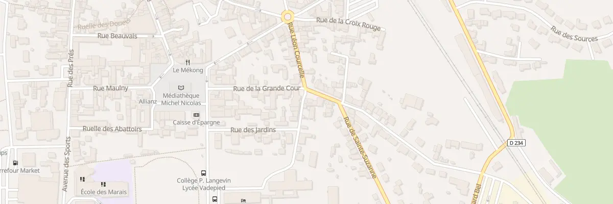 Plan du 24 Pl de la Gde Cour à Évron