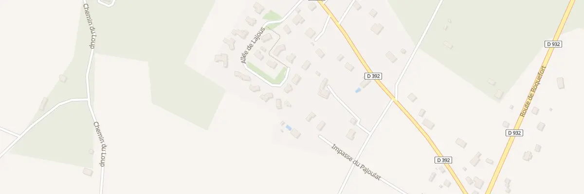 Plan du 250 All de Lajous à Lucbardez-et-Bargues