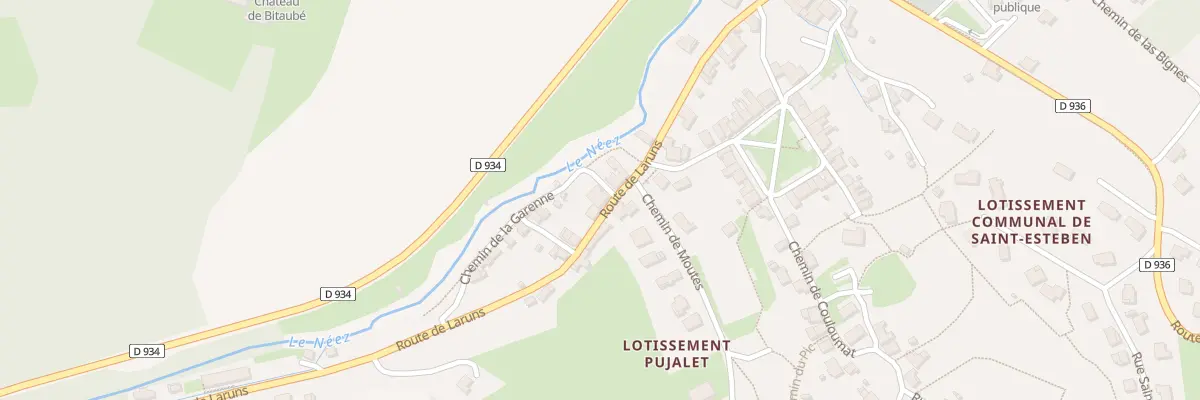 Plan du 16 Rte de Laruns à Rébénacq