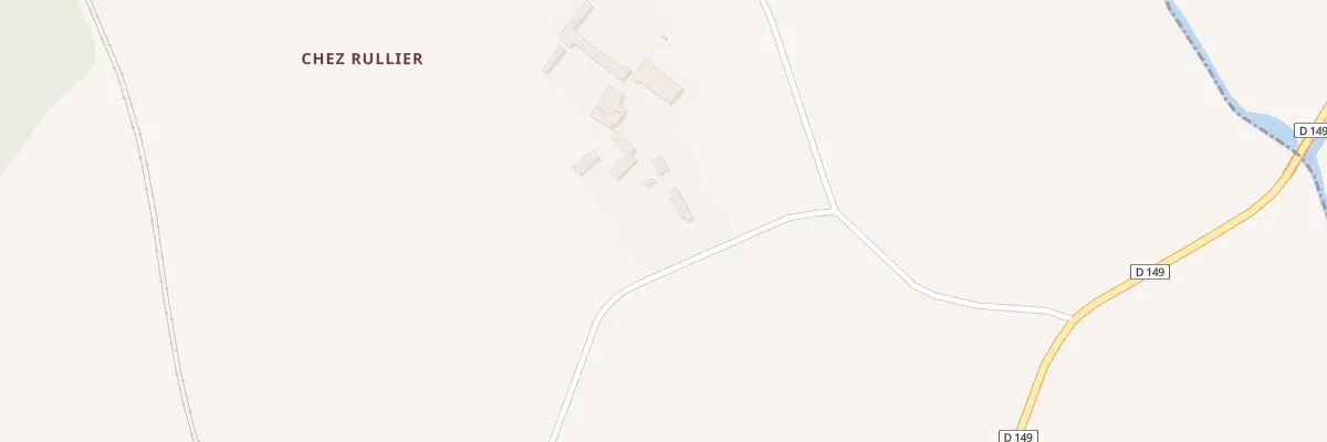 Plan du 5110 Chez Rullier à Ozillac