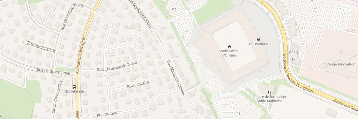 Plan du 86 Rue Maréchal Gallieni à Caen