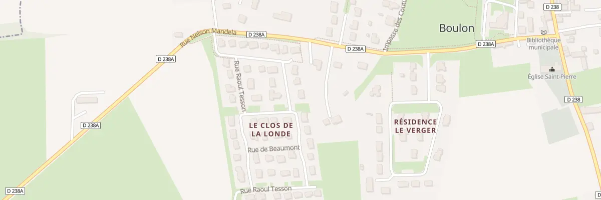 Plan du 203 Rue Abbé Gaugain à Boulon
