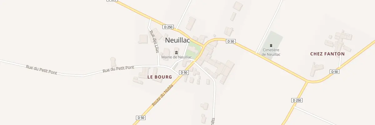 Plan du 20 Rte du Nobla à Neuillac