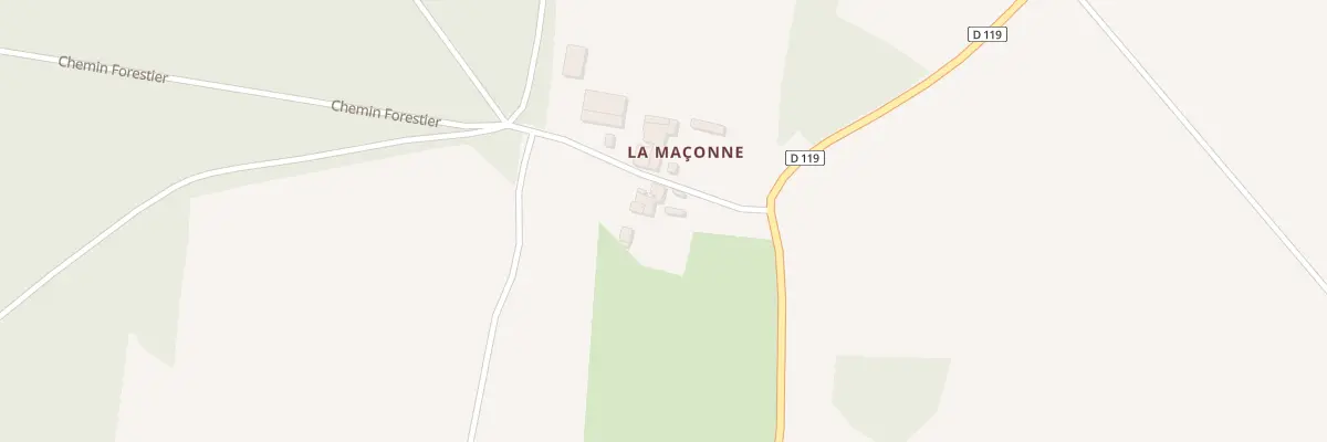 Plan du 3 Rte des Ouillères au Vert