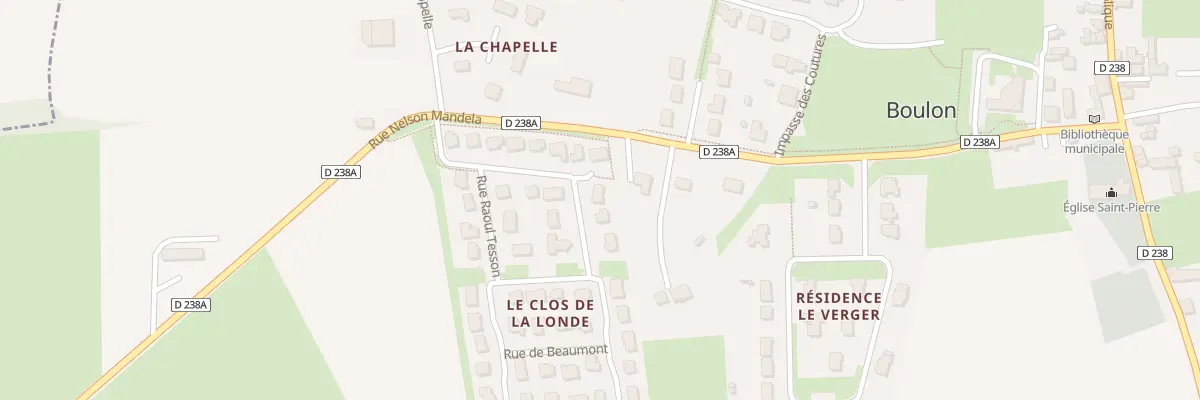 Plan du 155 Rue Abbé Gaugain à Boulon