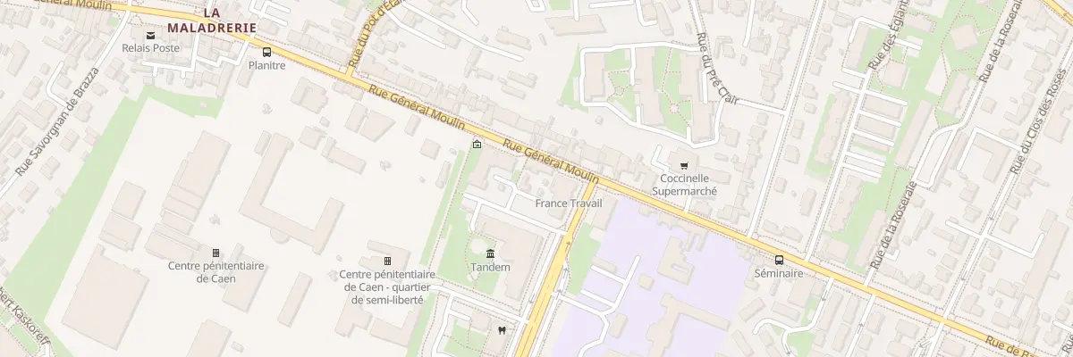Plan du 25 Rue Général Moulin à Caen