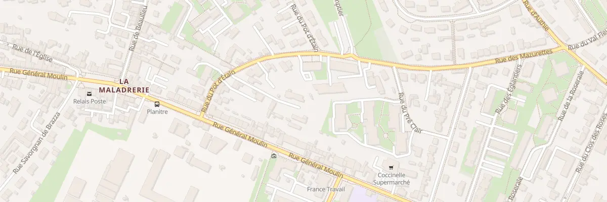 Plan du 8 Rue du Pot d’Etain à Caen