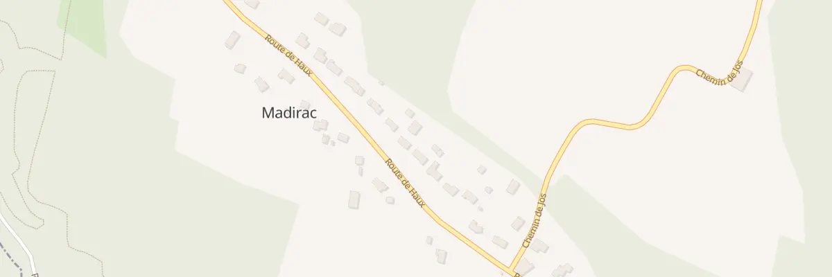 Plan du 20B Rte de Haux à Madirac