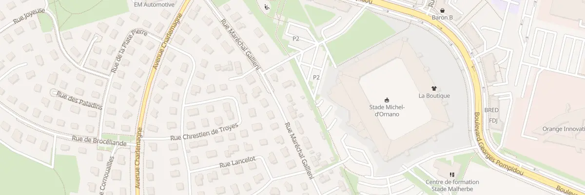 Plan du 94 Rue Maréchal Gallieni à Caen