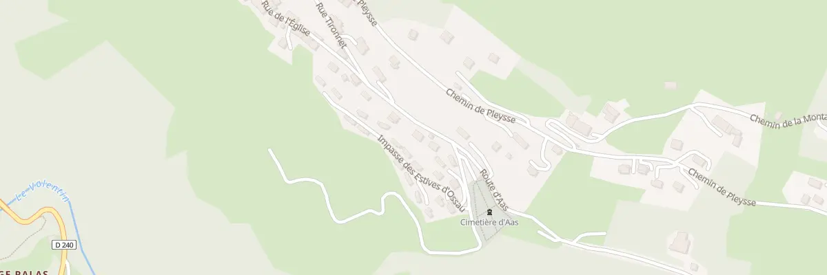 Plan du 15 Rte d’Aas à Eaux-Bonnes
