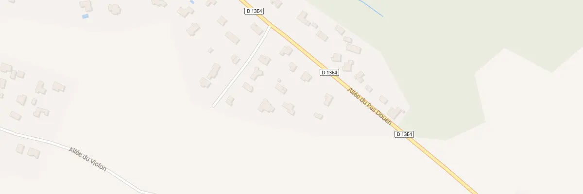Plan du 68 All du Pas Douen à Bonnetan